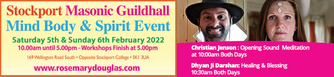 STOCKPORT MIND BODY SPIRIT WEEKEND EVENT STOCKPORT MIND BODY SPIRIT WEEKEND EVENT